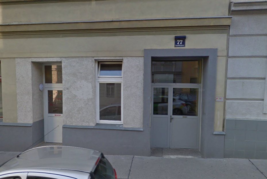 Studio Senefeldergasse 77 Vienna Google Maps, one of the worst studios in Vienna