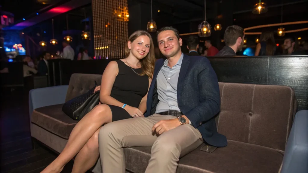 in a swinger club in Vienna