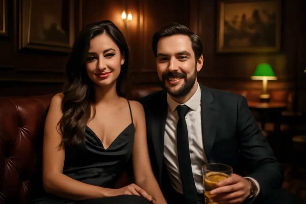 couple in a sex club in Vienna