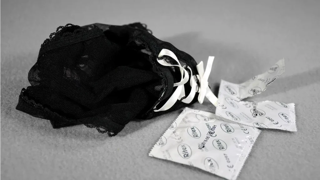 condom in a brothel in vienna