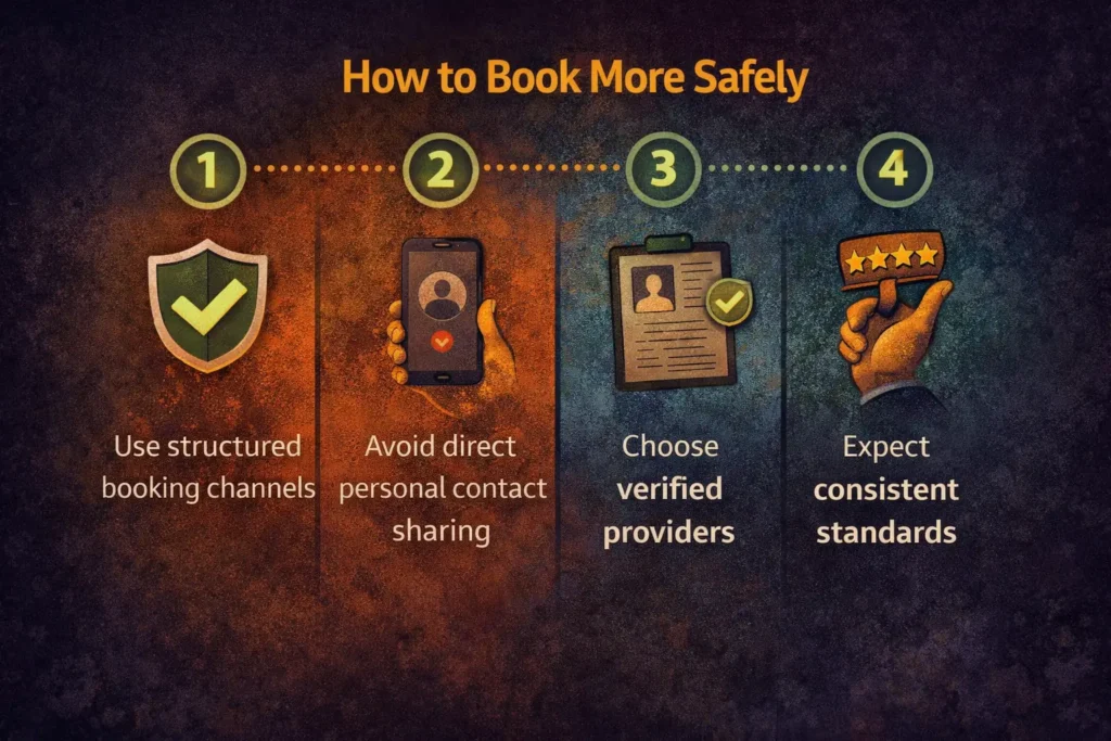 how to book more safely