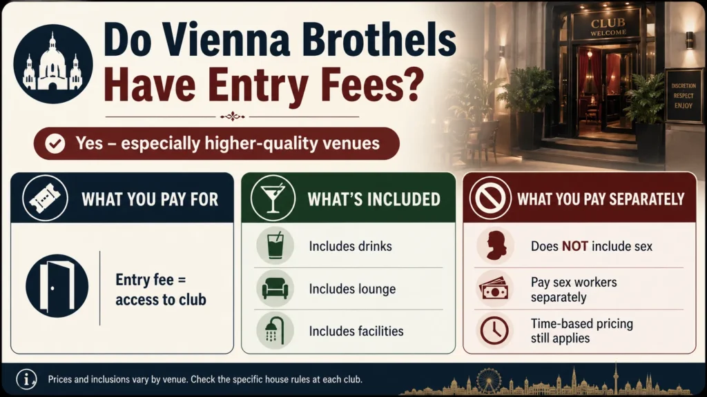 Entry fee in Vienna brothels