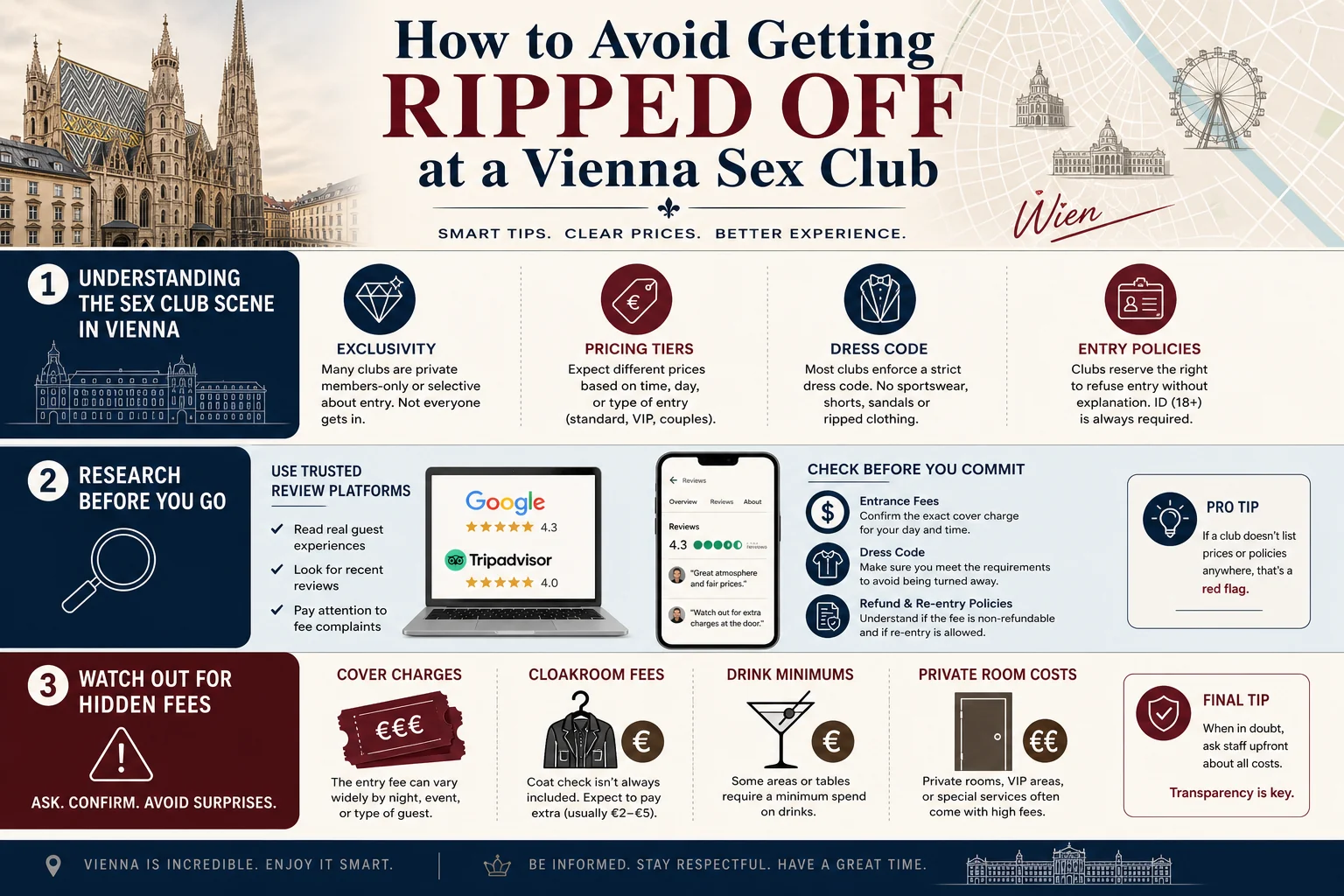 How to Avoid Getting Ripped Off at a Vienna Sex Club infographic