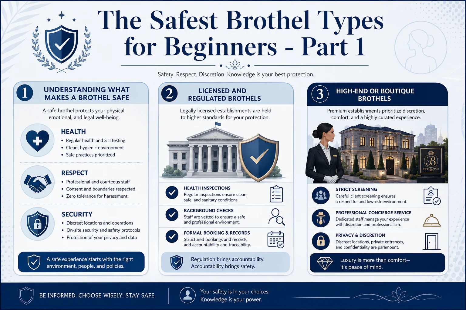The Safest Brothel Types for Beginners infographic