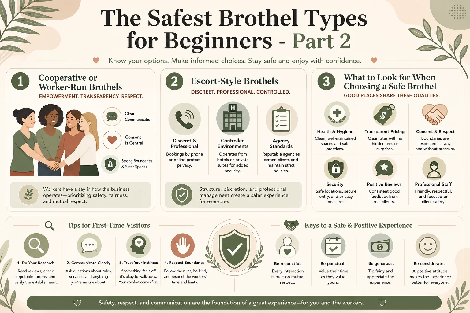 The Safest Brothel Types for Beginners infographic